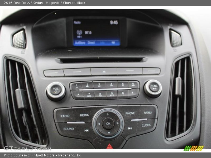 Magnetic / Charcoal Black 2016 Ford Focus S Sedan