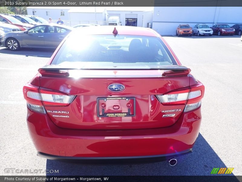 Lithium Red Pearl / Black 2019 Subaru Impreza 2.0i Sport 4-Door