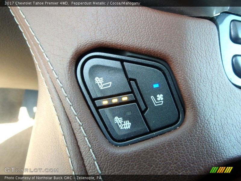 Pepperdust Metallic / Cocoa/Mahogany 2017 Chevrolet Tahoe Premier 4WD