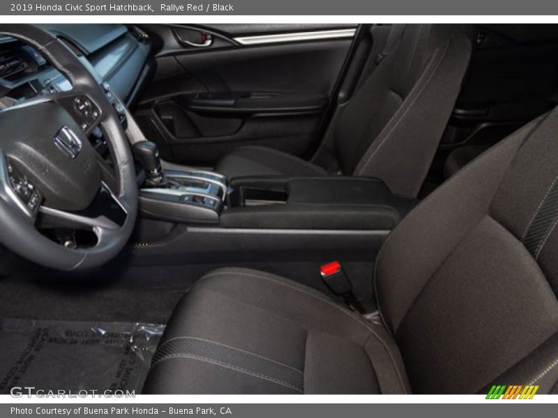 Rallye Red / Black 2019 Honda Civic Sport Hatchback