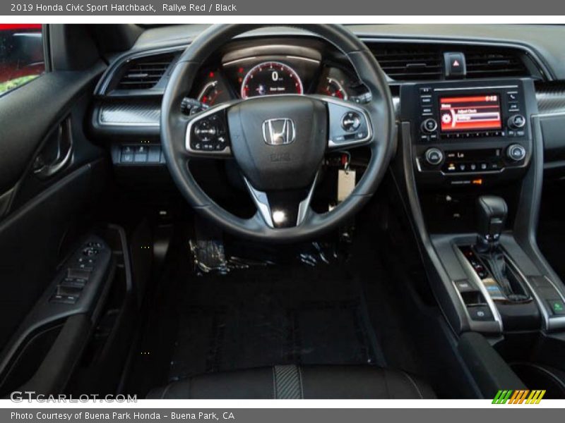 Rallye Red / Black 2019 Honda Civic Sport Hatchback