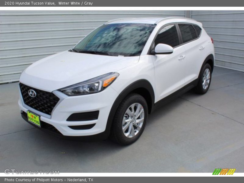 Winter White / Gray 2020 Hyundai Tucson Value