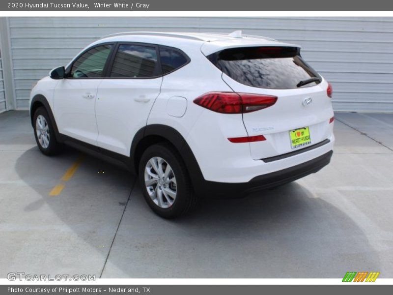 Winter White / Gray 2020 Hyundai Tucson Value