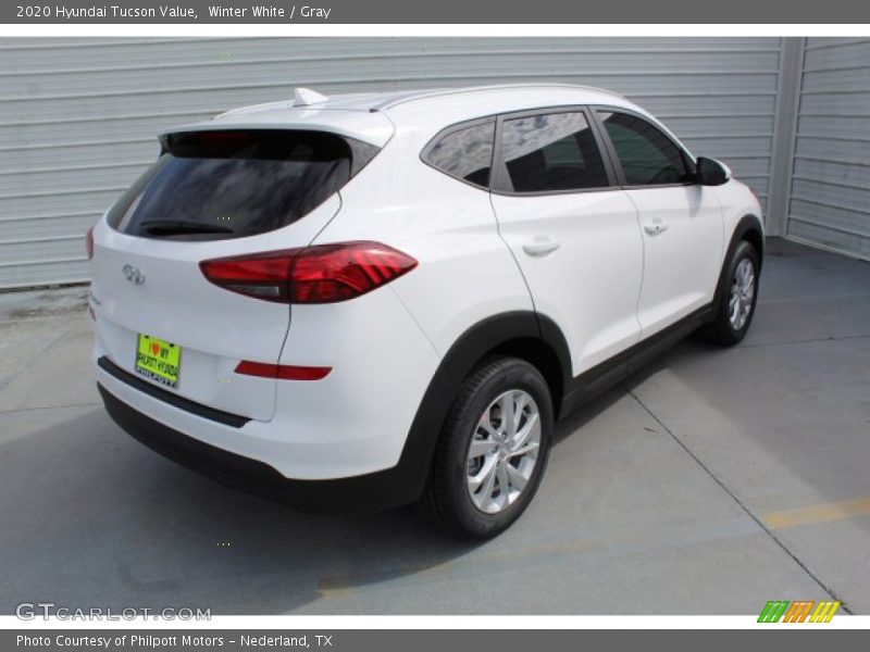 Winter White / Gray 2020 Hyundai Tucson Value