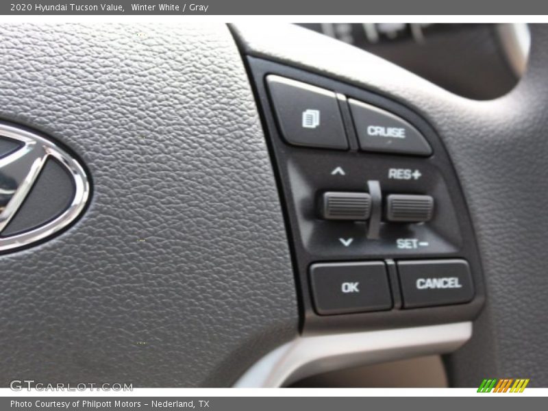 Winter White / Gray 2020 Hyundai Tucson Value