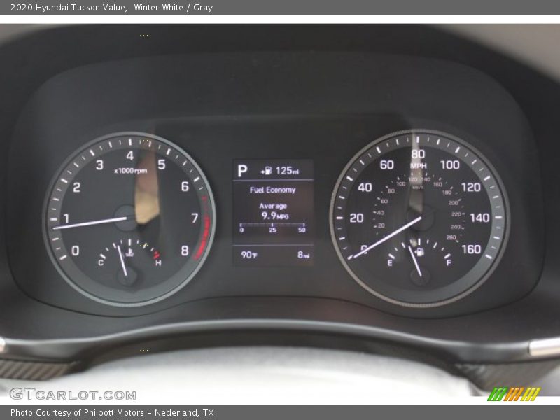Winter White / Gray 2020 Hyundai Tucson Value