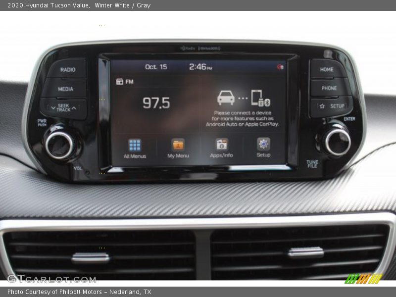 Winter White / Gray 2020 Hyundai Tucson Value
