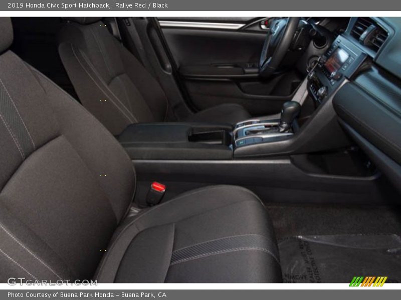 Rallye Red / Black 2019 Honda Civic Sport Hatchback