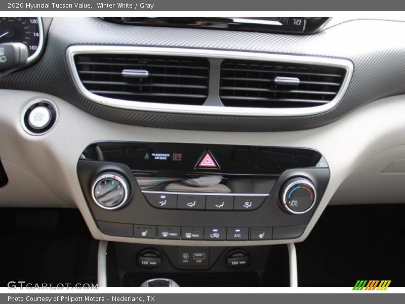 Winter White / Gray 2020 Hyundai Tucson Value