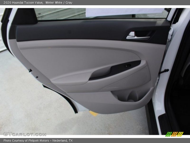 Winter White / Gray 2020 Hyundai Tucson Value