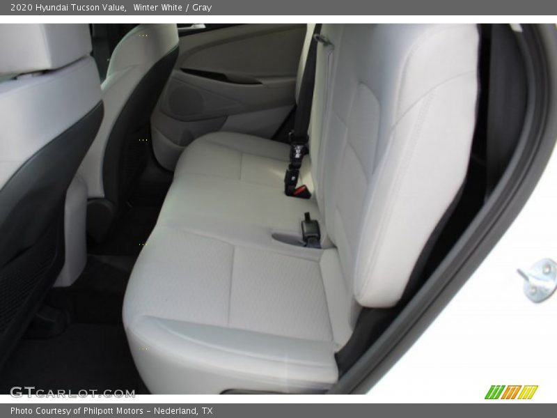 Winter White / Gray 2020 Hyundai Tucson Value