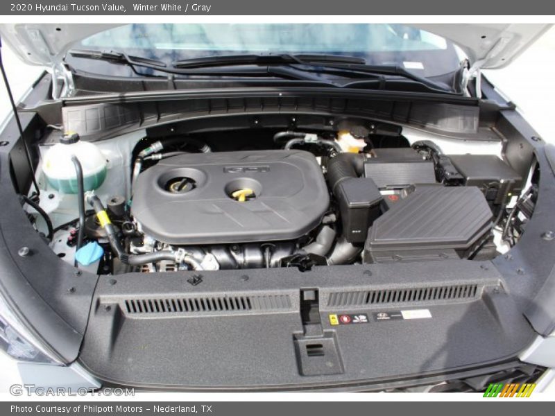 Winter White / Gray 2020 Hyundai Tucson Value