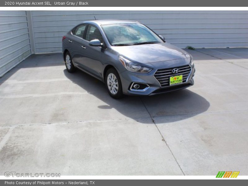 Urban Gray / Black 2020 Hyundai Accent SEL