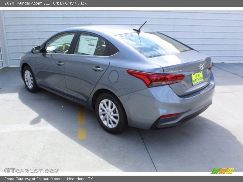 Urban Gray / Black 2020 Hyundai Accent SEL