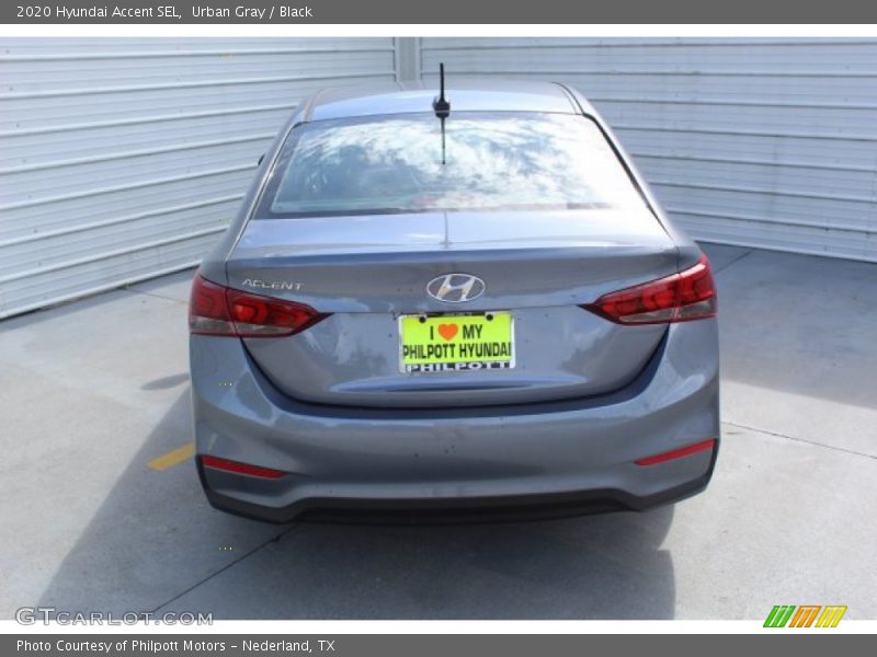 Urban Gray / Black 2020 Hyundai Accent SEL
