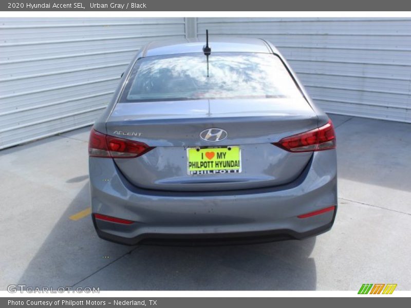 Urban Gray / Black 2020 Hyundai Accent SEL