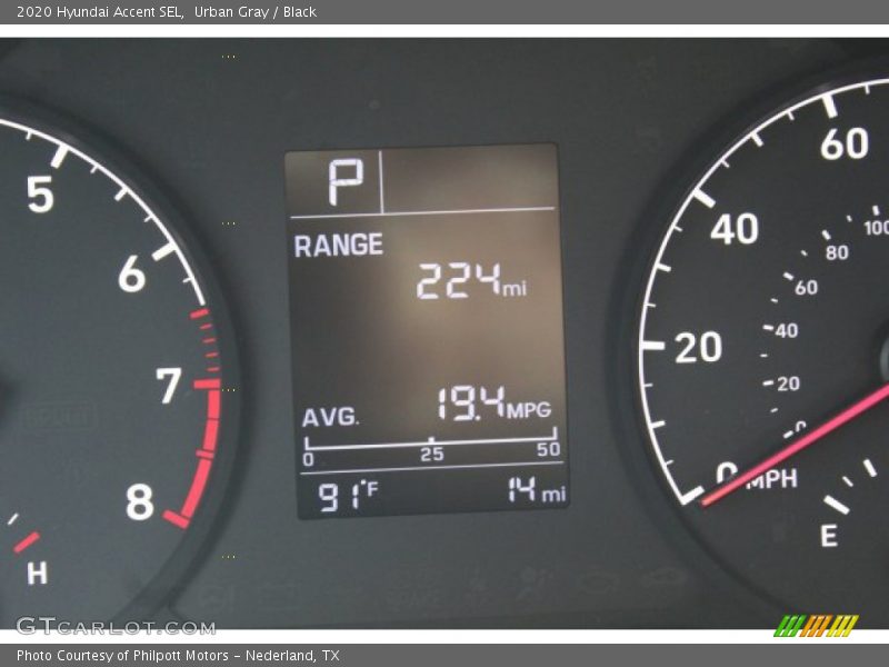 Urban Gray / Black 2020 Hyundai Accent SEL