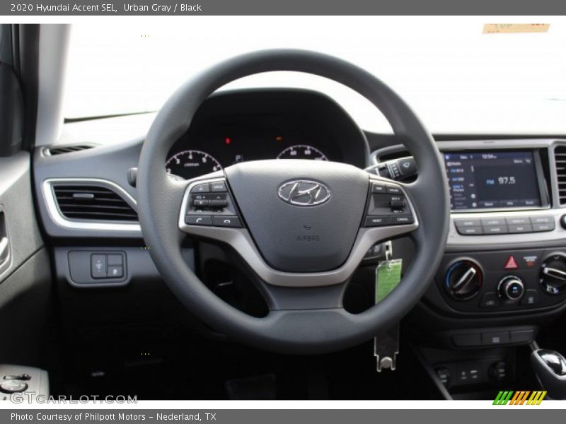 Urban Gray / Black 2020 Hyundai Accent SEL