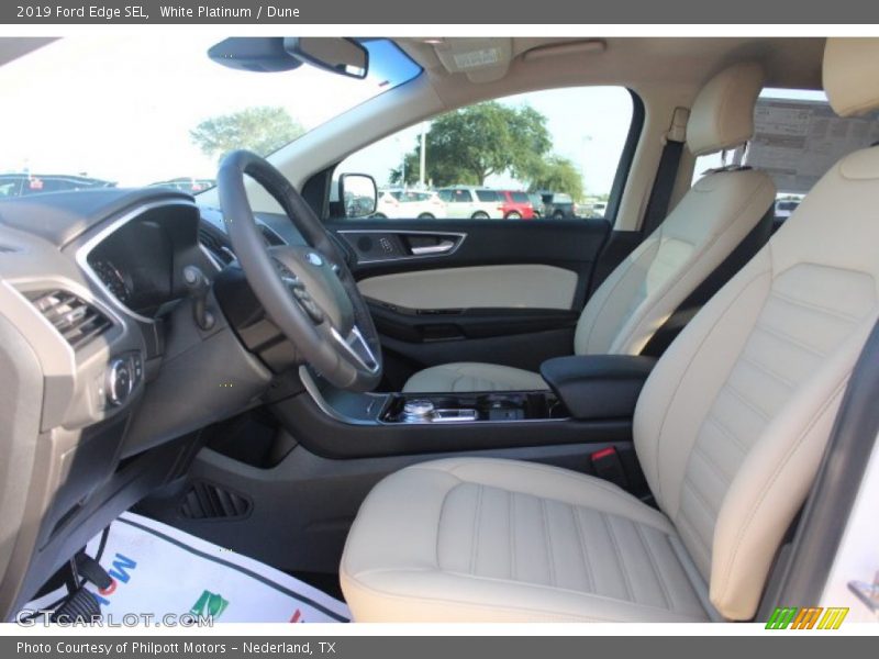 White Platinum / Dune 2019 Ford Edge SEL