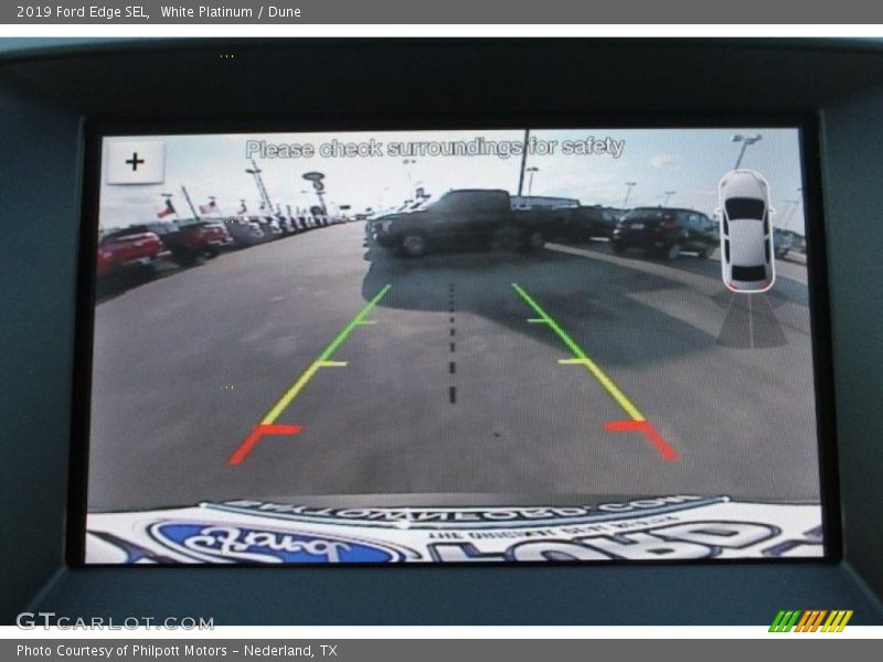 White Platinum / Dune 2019 Ford Edge SEL