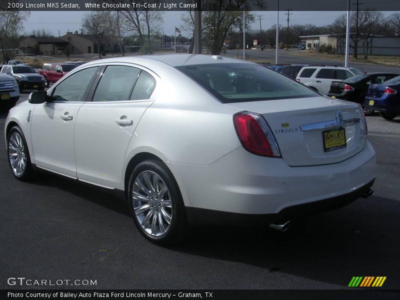 White Chocolate Tri-Coat / Light Camel 2009 Lincoln MKS Sedan