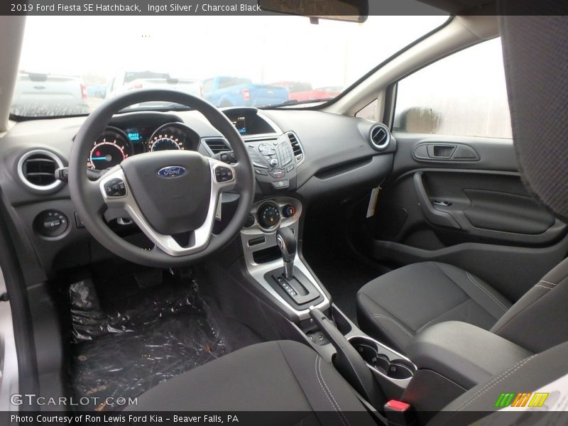  2019 Fiesta SE Hatchback Charcoal Black Interior