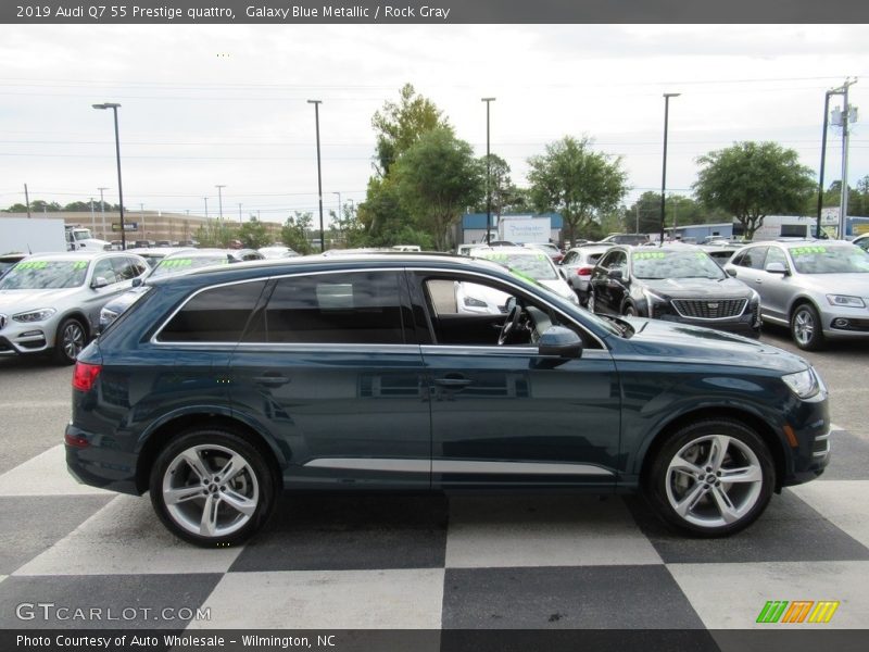 Galaxy Blue Metallic / Rock Gray 2019 Audi Q7 55 Prestige quattro