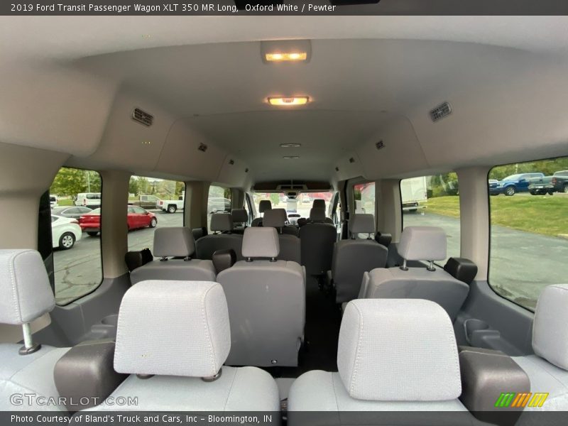 Oxford White / Pewter 2019 Ford Transit Passenger Wagon XLT 350 MR Long