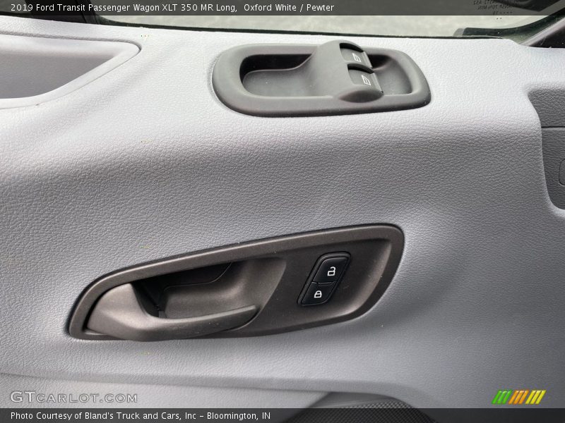 Oxford White / Pewter 2019 Ford Transit Passenger Wagon XLT 350 MR Long