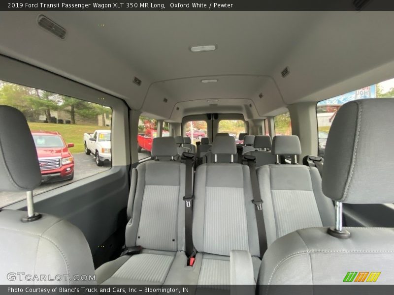 Rear Seat of 2019 Transit Passenger Wagon XLT 350 MR Long