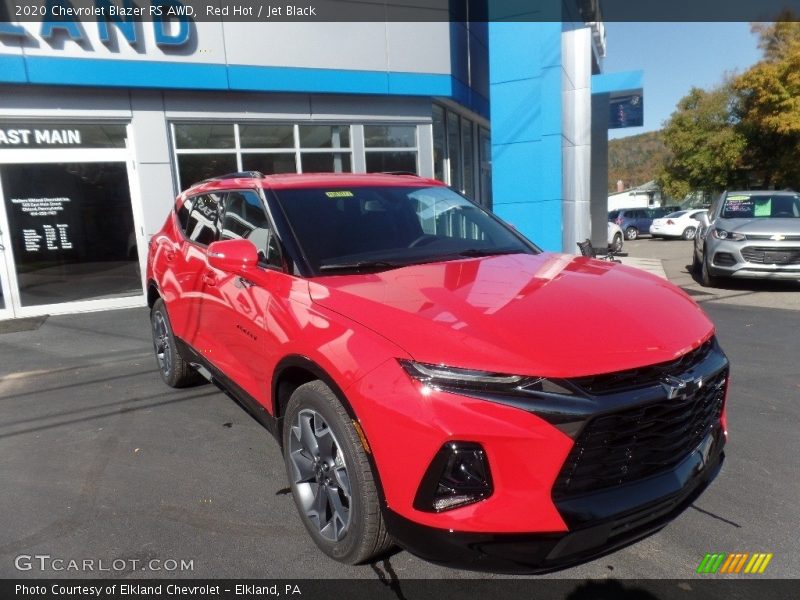 Red Hot / Jet Black 2020 Chevrolet Blazer RS AWD