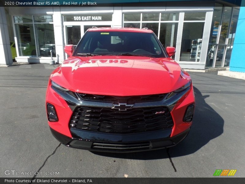 Red Hot / Jet Black 2020 Chevrolet Blazer RS AWD