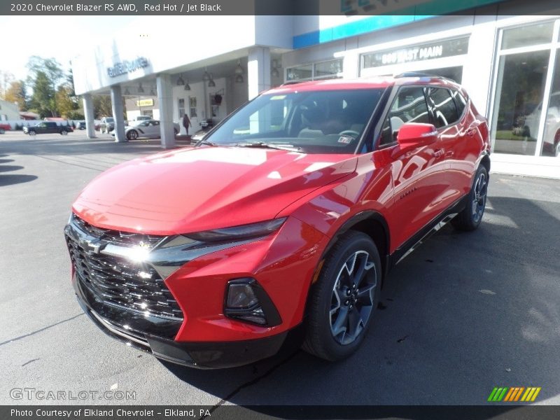 Red Hot / Jet Black 2020 Chevrolet Blazer RS AWD