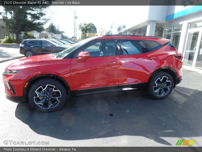 Red Hot / Jet Black 2020 Chevrolet Blazer RS AWD