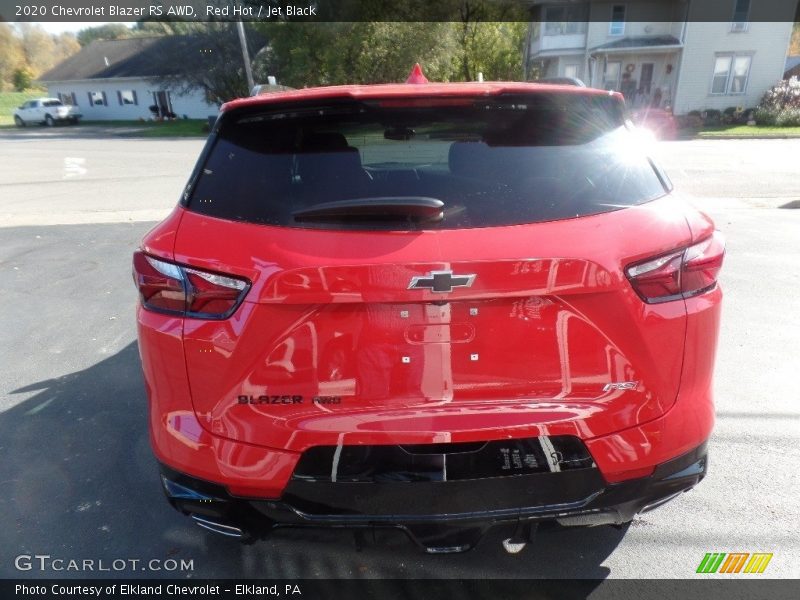 Red Hot / Jet Black 2020 Chevrolet Blazer RS AWD