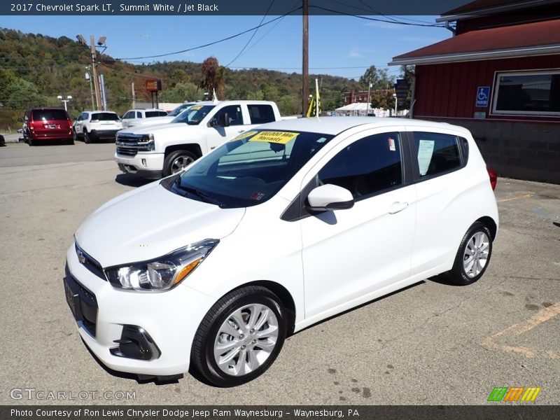 Summit White / Jet Black 2017 Chevrolet Spark LT