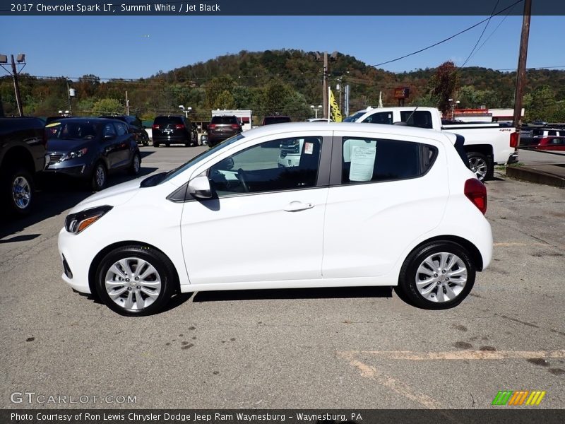 Summit White / Jet Black 2017 Chevrolet Spark LT