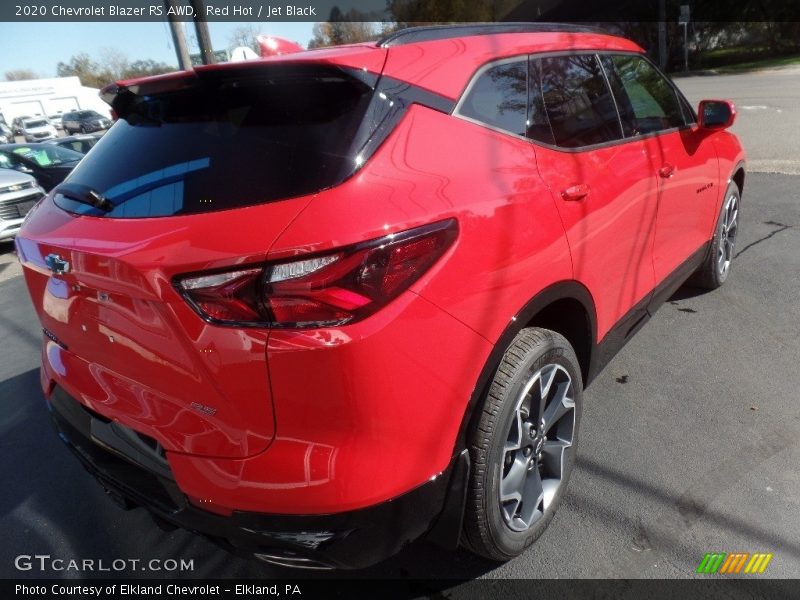 Red Hot / Jet Black 2020 Chevrolet Blazer RS AWD