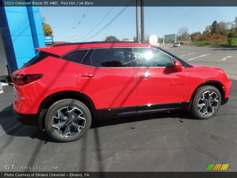 Red Hot / Jet Black 2020 Chevrolet Blazer RS AWD