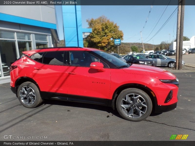 Red Hot / Jet Black 2020 Chevrolet Blazer RS AWD