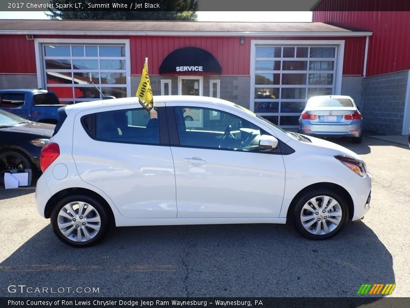 Summit White / Jet Black 2017 Chevrolet Spark LT