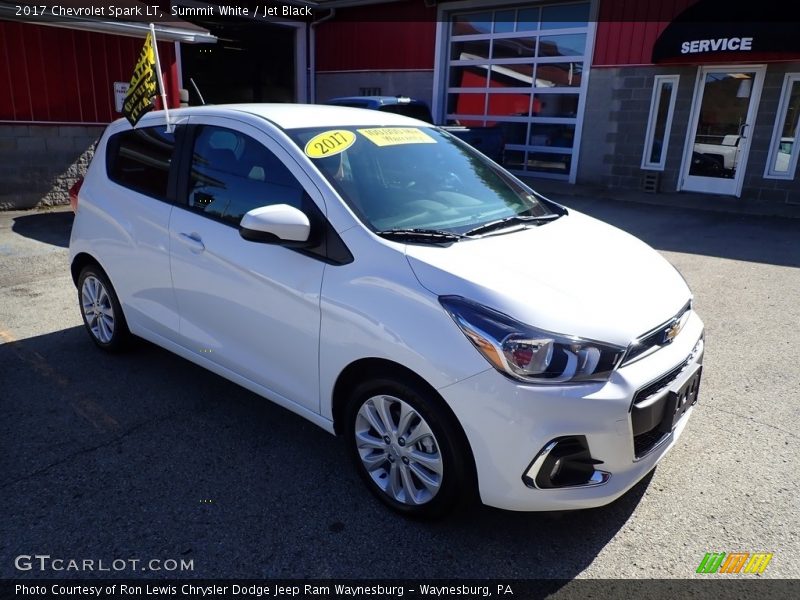Summit White / Jet Black 2017 Chevrolet Spark LT