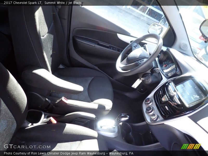Summit White / Jet Black 2017 Chevrolet Spark LT
