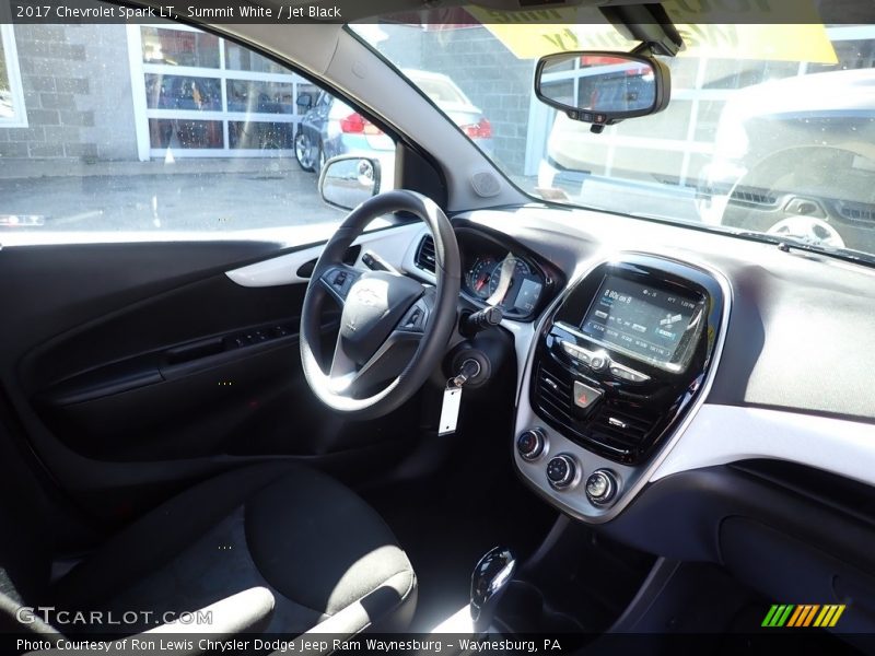 Summit White / Jet Black 2017 Chevrolet Spark LT