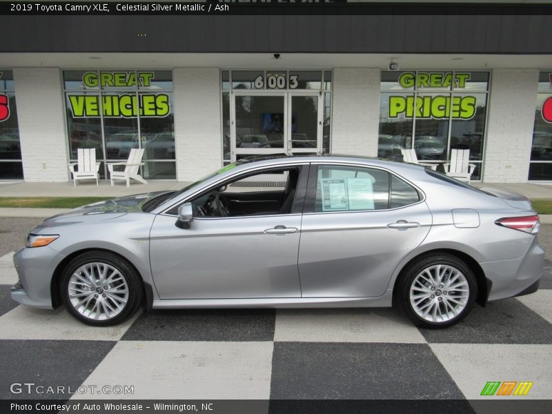 Celestial Silver Metallic / Ash 2019 Toyota Camry XLE