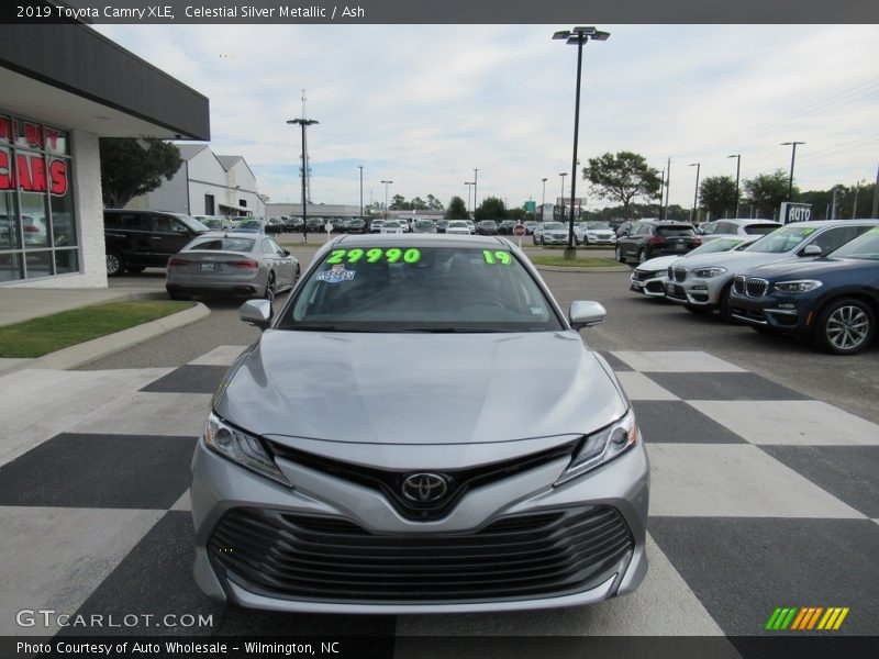 Celestial Silver Metallic / Ash 2019 Toyota Camry XLE