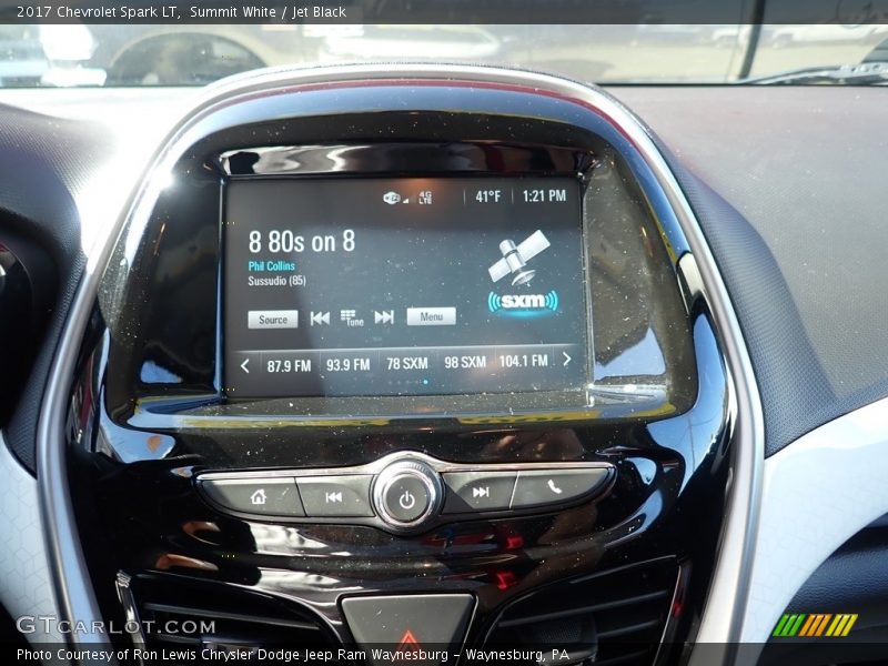 Summit White / Jet Black 2017 Chevrolet Spark LT