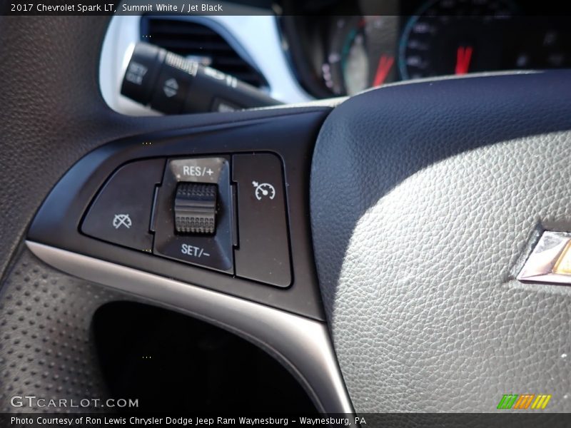 Summit White / Jet Black 2017 Chevrolet Spark LT