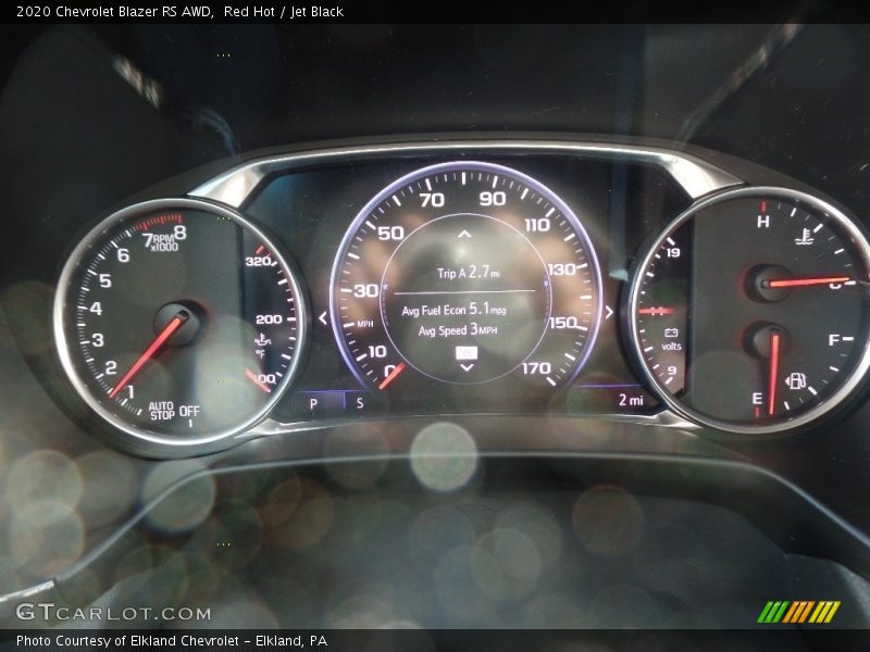Red Hot / Jet Black 2020 Chevrolet Blazer RS AWD