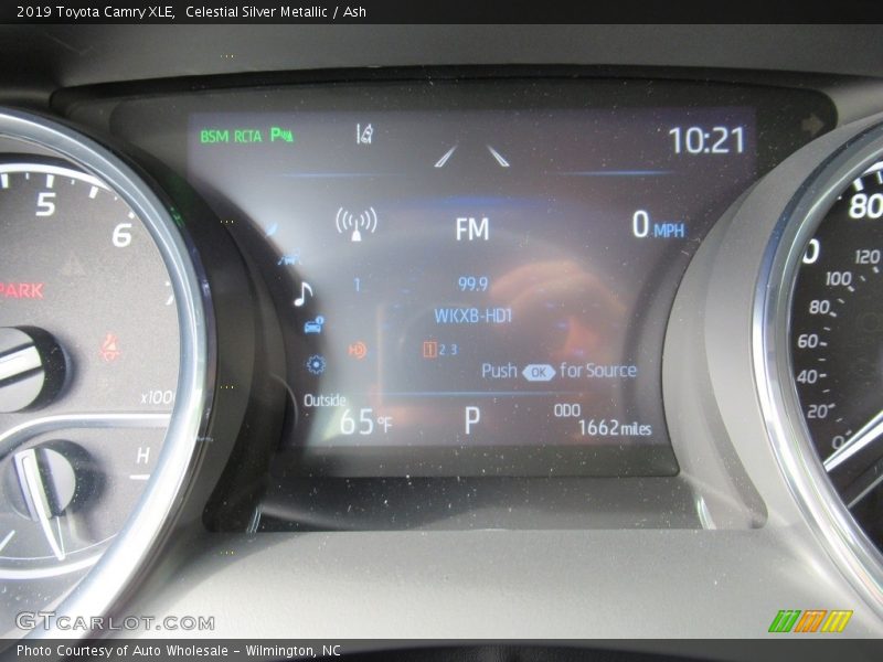 Celestial Silver Metallic / Ash 2019 Toyota Camry XLE